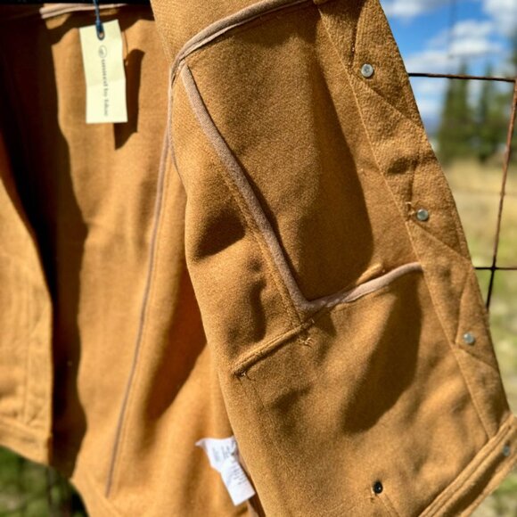 NWT United by Blue Recycled Trucker Jacket in Hazelnut, size M - Picture 6 of 10